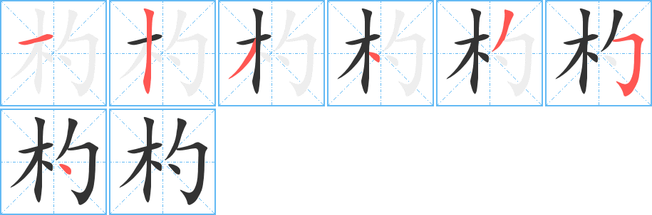 杓的筆順?lè)植窖菔?>
					
                    <hr />
                    <h2>杓的基本信息</h2>
                    <div   id=